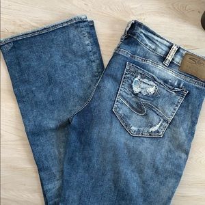 “Silver” boot cut jeans
